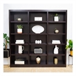 Concepts in Wood Book Shelf - Tall Wood Bookcase Furniture - 72 x 72