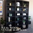Concepts in Wood Book Shelf - Tall Wood Bookcase Furniture - 72 x 84