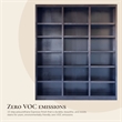 Concepts in Wood Book Shelf - Tall Wood Bookcase Furniture - 72 x 84