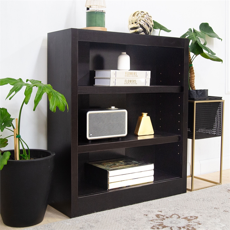 Concepts in Wood Book Shelf - Wood Bookcase Furniture 30 x 36