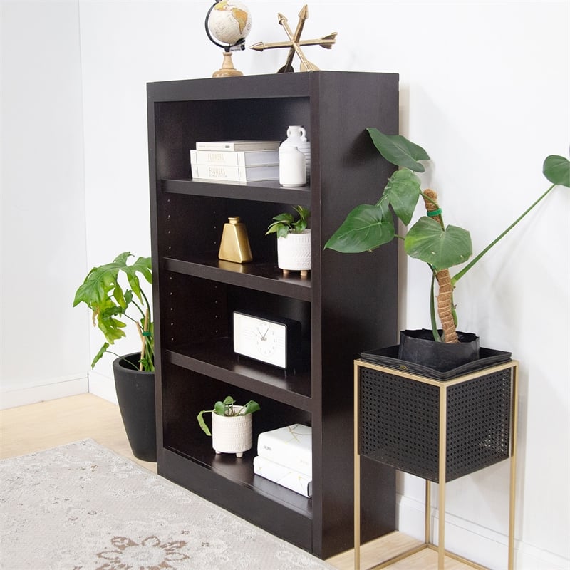 Concepts in Wood Book Shelf - Wood Bookcase Furniture 30 x 48