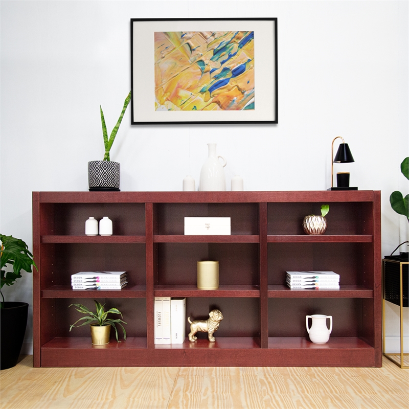 Concepts in Wood Book Shelf - Wood Bookcase Furniture - 36 x 72