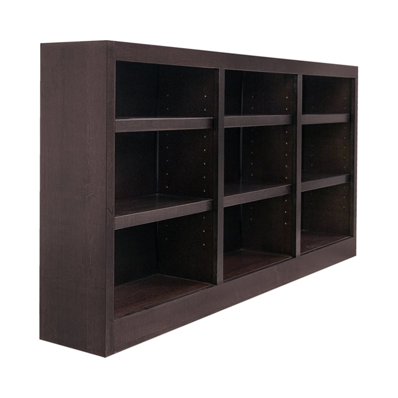 Concepts in Wood Book Shelf - Wood Bookcase Furniture - 36 x 72