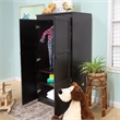 Concepts in Wood Armoire Wardrobe Closet - 5 ft Tall - Espresso