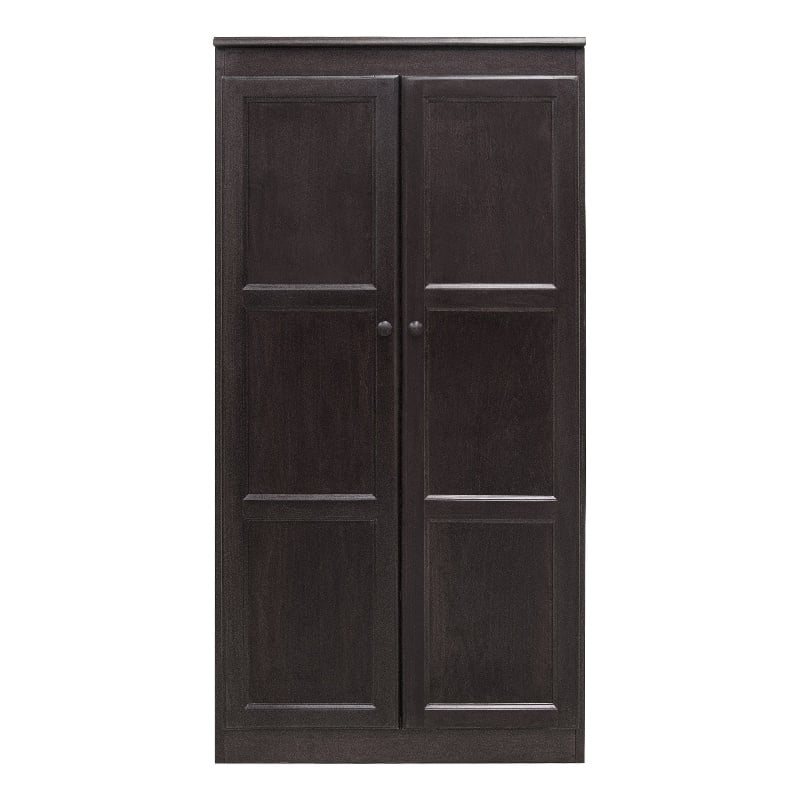 Concepts in Wood Armoire Wardrobe Closet - 5 ft Tall - Espresso