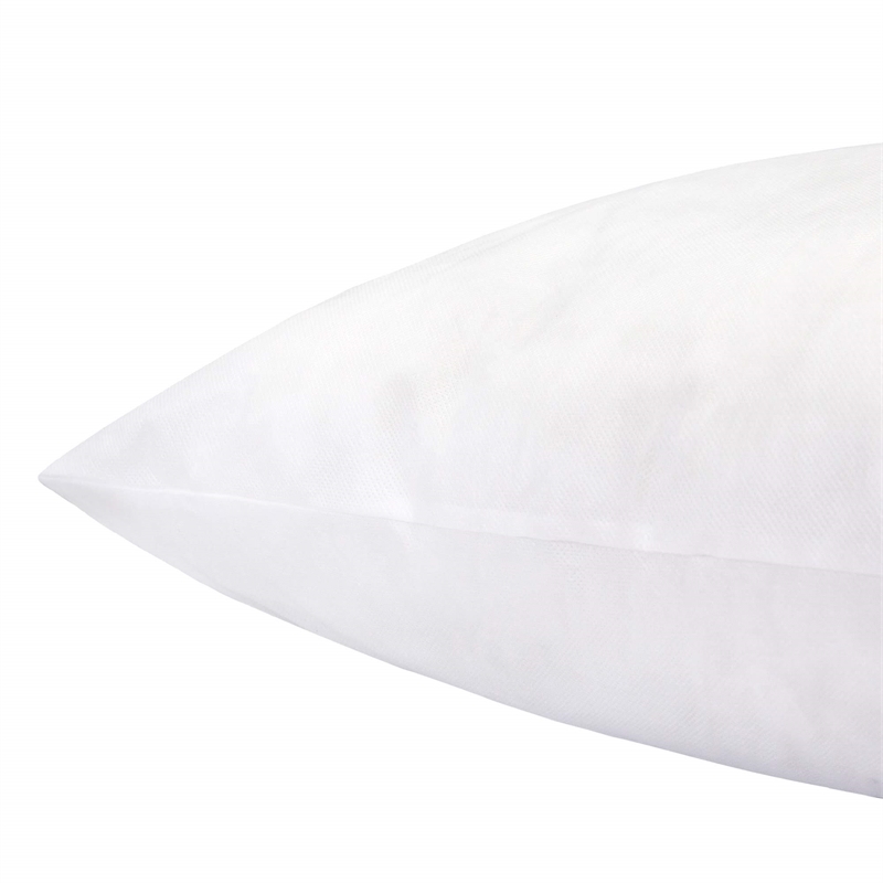 Down Alternative Non Woven Fabric Classic White Pillow Insert 18x18- Set  of 2