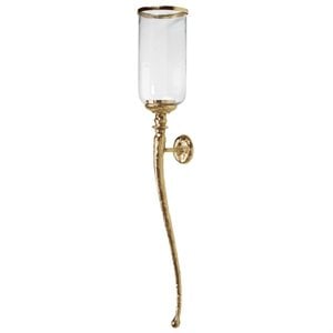 uptown club chervil transitional glass antique wall sconce