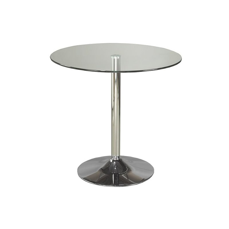 Uptown Club Stainless Steel Dining Table in Silver