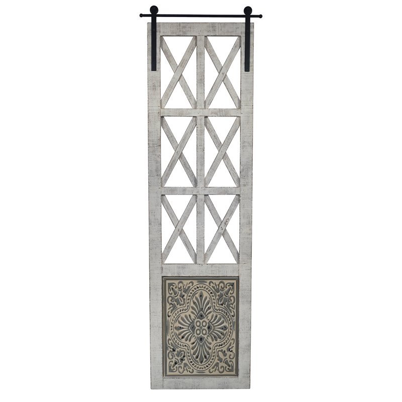 Stratton Home Decor Distressed Door Panel Wall Decor Cymax Business