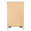 Glory Furniture Louis Phillipe 5-Drawers Bedroom Chest in White