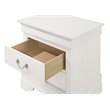 Glory Furniture Louis Phillipe 2 Drawer Nightstand in White