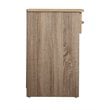 Glory Furniture Lindsey Manufactured Wood 1-Drawer RTA Nightstand in Sandle Wood