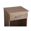 Glory Furniture Lindsey Manufactured Wood 1-Drawer RTA Nightstand in Sandle Wood