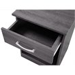 Glory Furniture Lindsey 1 Drawer RTA Nightstand in Gray