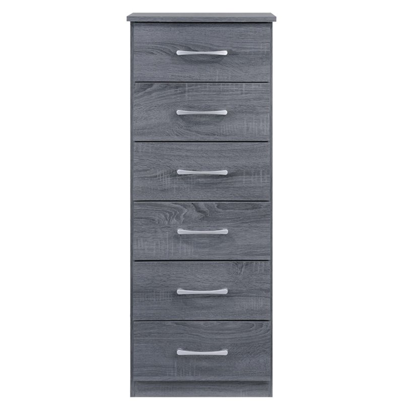Glory Furniture Boston Lingerie Chest in Gray