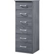 Glory Furniture Boston Lingerie Chest in Gray