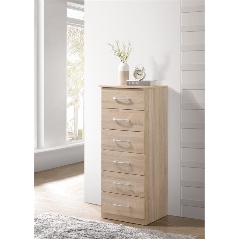 Glory Furniture Boston Lingerie Chest in Sandle Wood