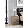 Glory Furniture Boston 3 Drawer Nightstand in Sandle Wood