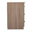 Glory Furniture Boston 3 Drawer Nightstand in Sandle Wood