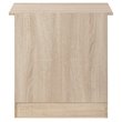Glory Furniture Hudson 3 Drawer RTA Nightstand in Sandle Wood