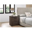 Glory Furniture Hudson 3 Drawer RTA Nightstand in Wenge