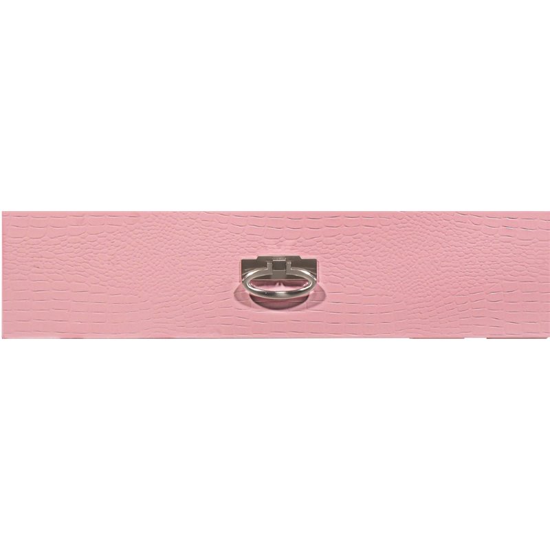glory furniture xavier solid wood 1-drawer nightstand in pink