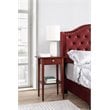 Glory Furniture Dalton 1 Drawer Nightstand in Cherry