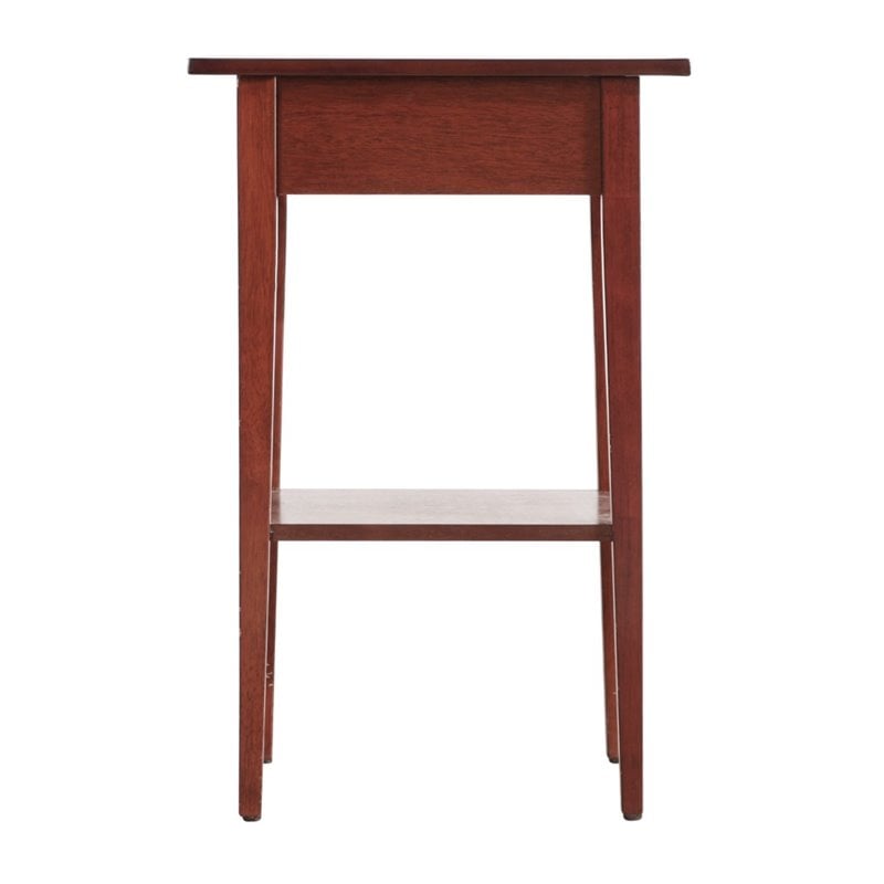 Glory Furniture Dalton 1 Drawer Nightstand in Cherry