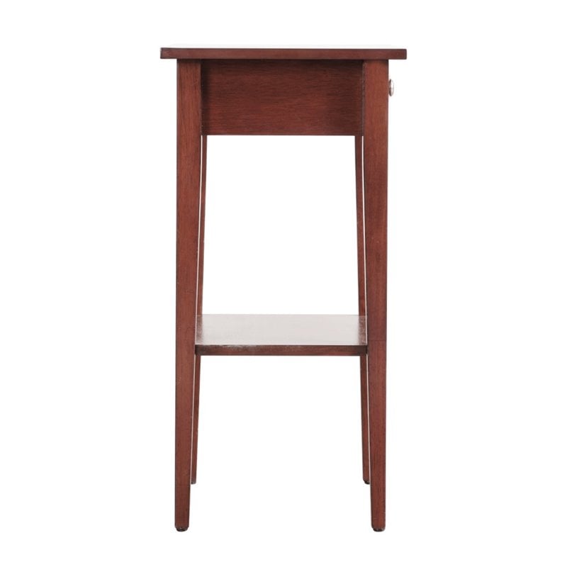 Glory Furniture Dalton 1 Drawer Nightstand in Cherry