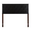 Glory Furniture Nova Faux Leather Upholstered King Headboard in Black