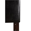 Glory Furniture Nova Faux Leather Upholstered Queen Headboard in Black