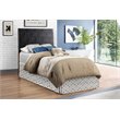 Glory Furniture Nova Faux Leather Upholstered Twin Headboard in Black