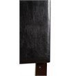 Glory Furniture Nova Faux Leather Upholstered Twin Headboard in Black