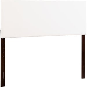 Glory Furniture Nova Faux Leather Upholstered Full Headboard in White