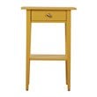 Glory Furniture Dalton 1 Drawer Nightstand in Yellow