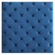 Glory Furniture Nola Velvet Ottoman in Navy Blue