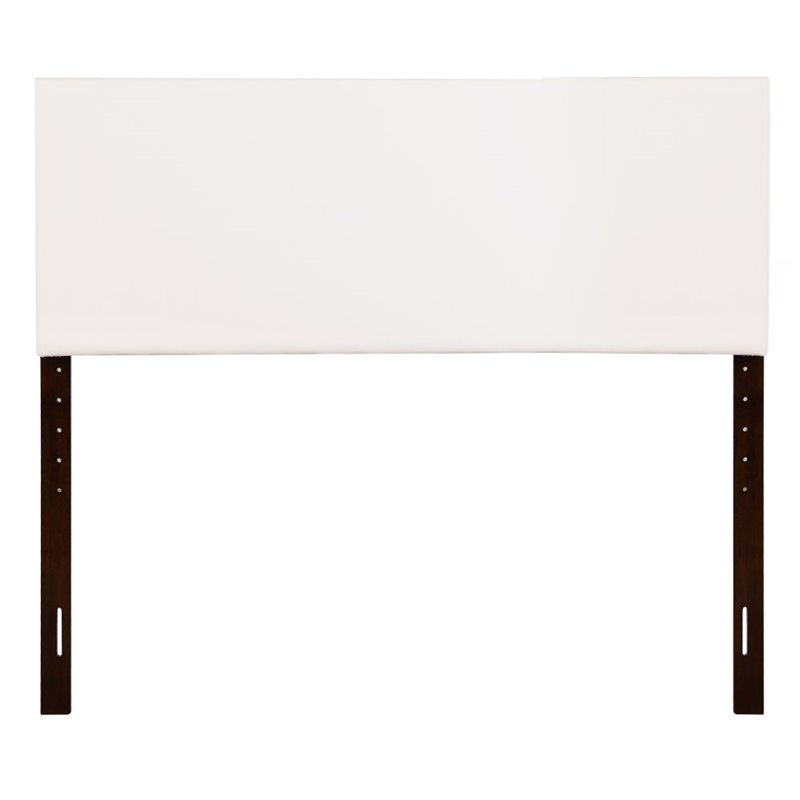 Glory Furniture Nova Faux Leather Upholstered King Headboard in White