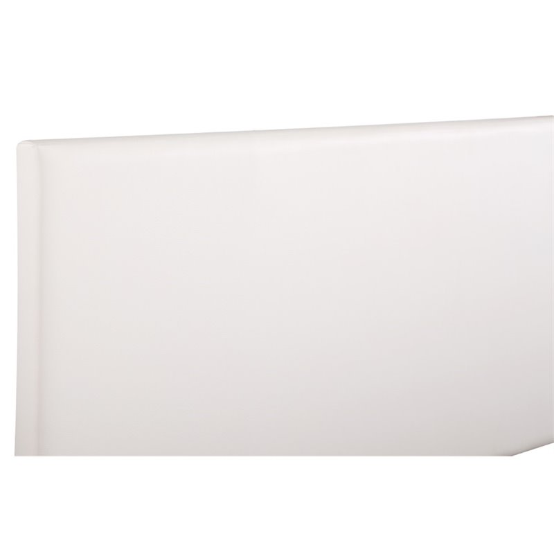 Glory Furniture Nova Faux Leather Upholstered King Headboard in White
