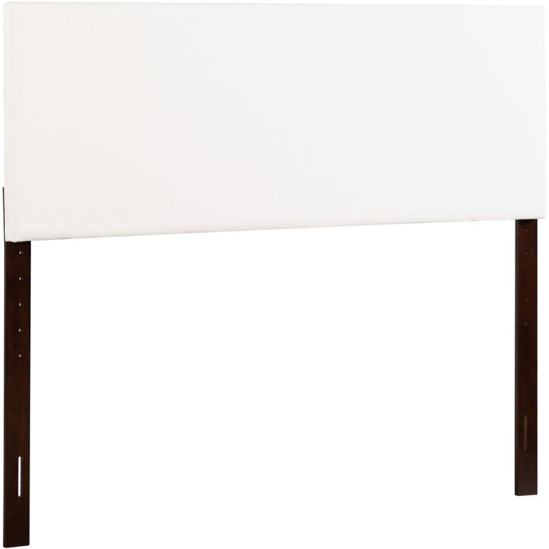 Glory Furniture Nova Faux Leather Upholstered King Headboard in White