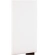 Glory Furniture Nova Faux Leather Upholstered Queen Headboard in White