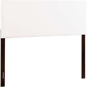 Glory Furniture Nova Faux Leather Upholstered Queen Headboard in White
