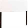 Glory Furniture Nova Faux Leather Upholstered Queen Headboard in White