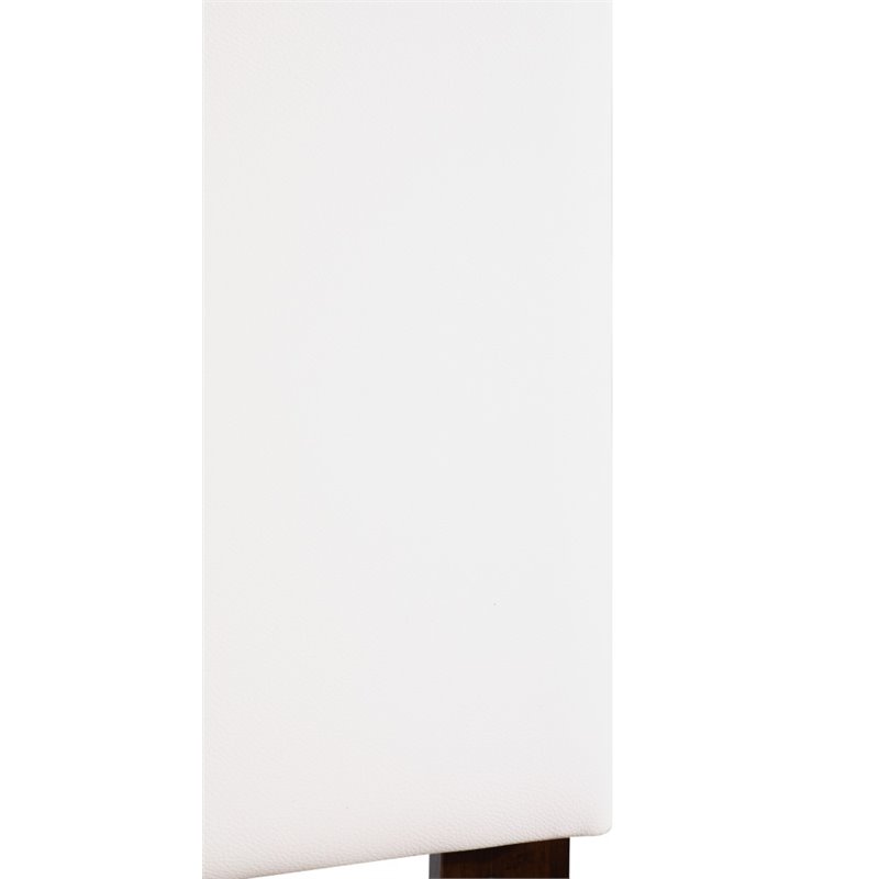 Glory Furniture Nova Faux Leather Upholstered Twin Headboard in White