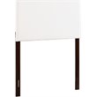 Glory Furniture Nova Faux Leather Upholstered Twin Headboard in White