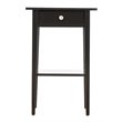 Glory Furniture Dalton 1 Drawer Nightstand in Black