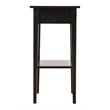 Glory Furniture Dalton 1 Drawer Nightstand in Black