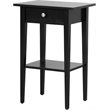 Glory Furniture Dalton 1 Drawer Nightstand in Black