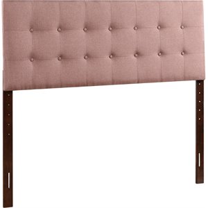 glory furniture super nova fabric upholstered queen bed in brown