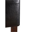 Glory Furniture Super Nova Faux Leather Upholstered Full Headboard in Black