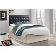 Glory Furniture Super Nova Faux Leather Upholstered King Headboard in Black